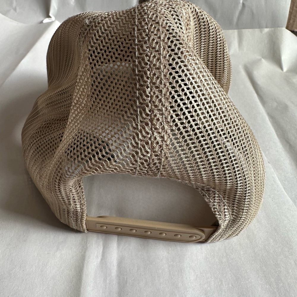 John Deere aqua green and tan mesh back trucker hat - Picture 4 of 5